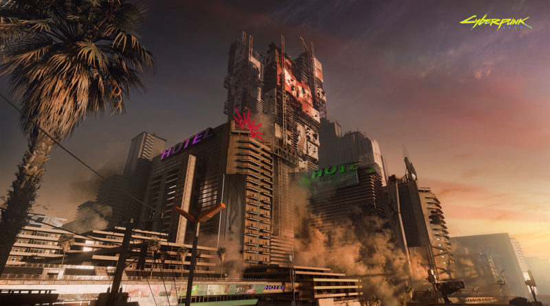 Ночной город Cyberpunk 2077 стремится быть уникальным и обоснованным городом киберпанка