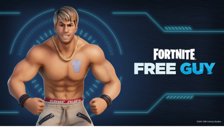 Скин свободного парня Райана Рейнольдса теперь доступен в Fortnite