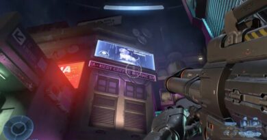 Новая карта Halo Infinite Arena, улицы, демонстрирует ночную жизнь Новой Момбасы