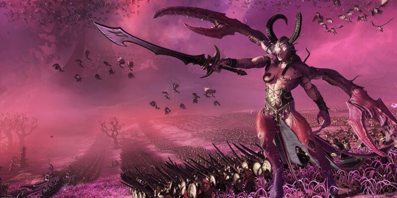 Новый трейлер Total War: Warhammer III посвящен фракции Слаанеш