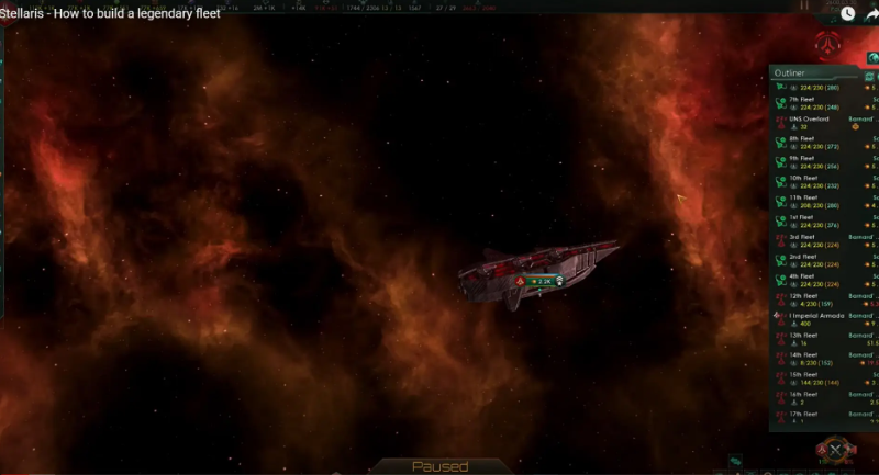 Stellaris: как построить легендарный флот
