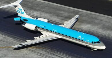 Знаменитый Fokker 100 появится в Microsoft Flight Simulator
