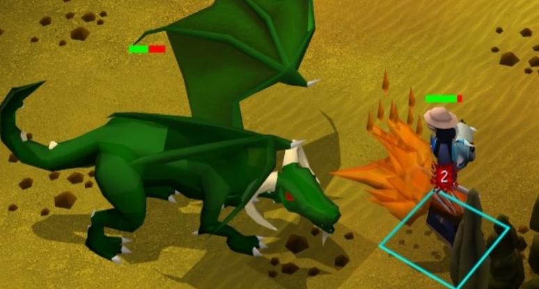 Где найти зеленых драконов в OSRS
