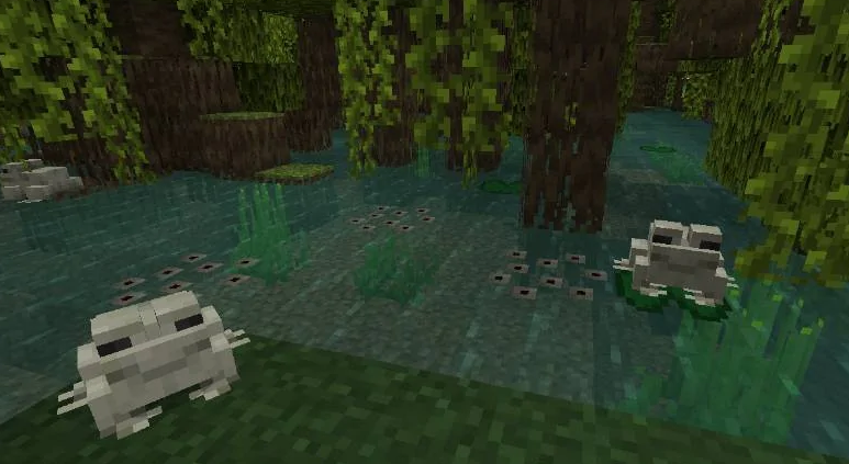 Как разводить лягушек в Minecraft