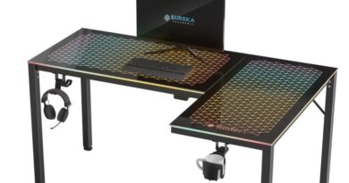 Обзор игрового стола Eureka Ergonomic GTG-L60 Spectrum RGB — гладкий и светлый