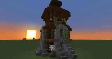 Как построить сторожевую башню в Minecraft
