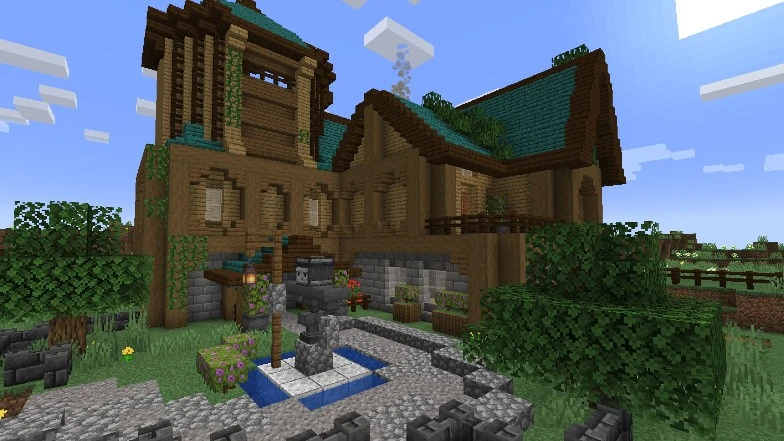 Как построить особняк в Minecraft