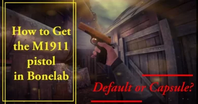 Bonelab: как разблокировать M1911