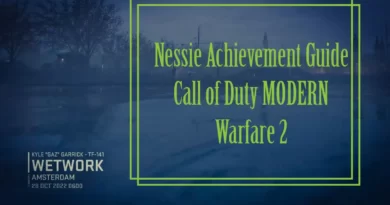 Call of Duty Modern Warfare 2: руководство по достижениям Несси