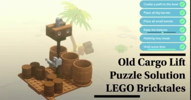 LEGO Bricktales: Восстановите старый грузовой подъемник | Карибское решение головоломки