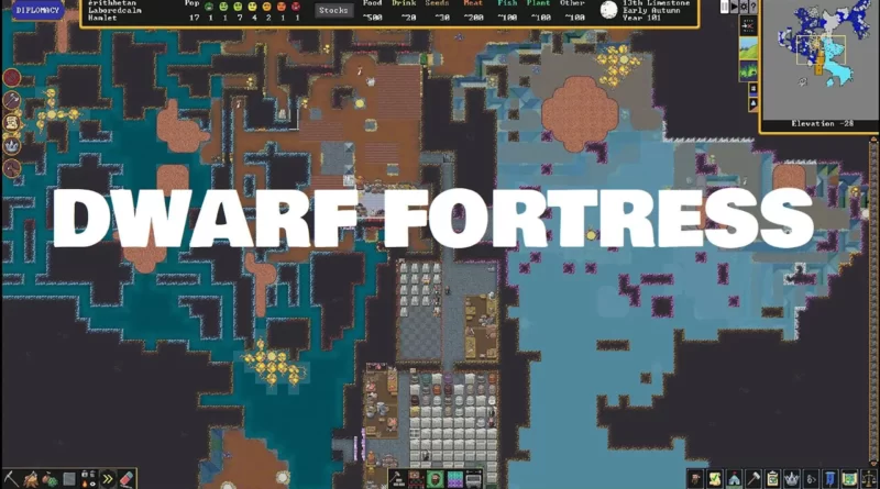 Как построить таверну в Dwarf Fortress