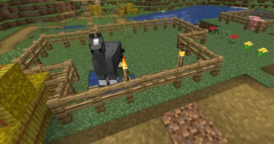 Как сделать забор в Minecraft