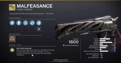 Destiny 2: как получить экзотическую ручную пушку Malfeasance