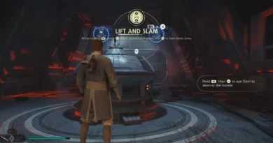 Как разблокировать способности подъема и удара в Star Wars Jedi: Survivor