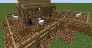 Как построить курятник в Minecraft