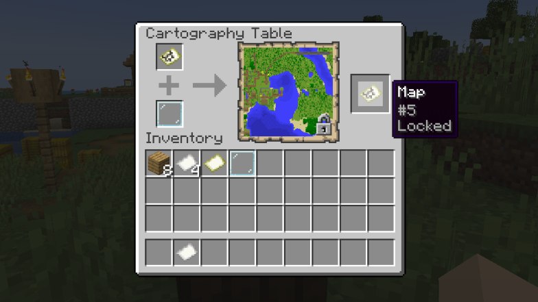 Как сделать картографический стол в Minecraft