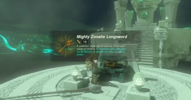Где найти могучий зонайтский длинный меч – Zelda Tears of the Kingdom