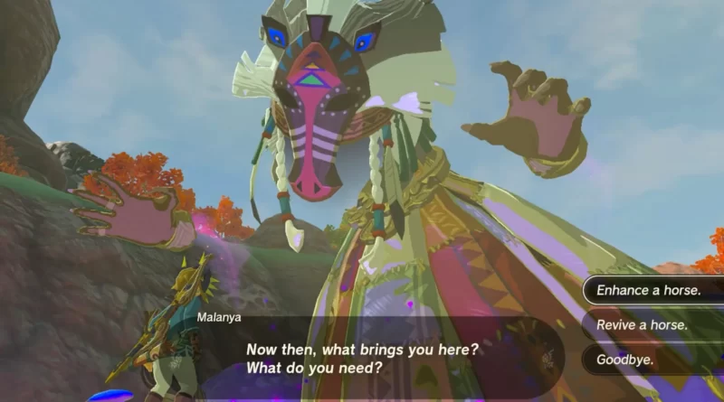 Как улучшить свою лошадь в The Legend of Zelda Tears of the Kingdom