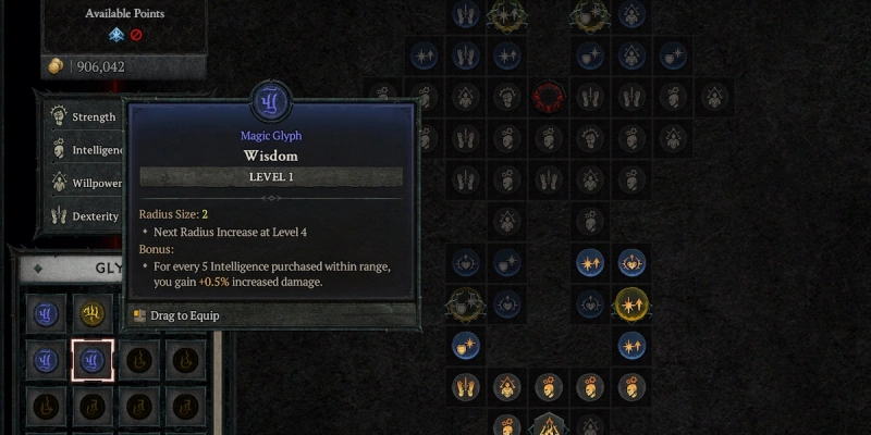 Как повысить уровень глифов в Diablo 4