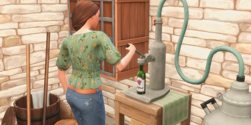 Как приготовить и выдержать нектар в The Sims 4: Horse Ranch