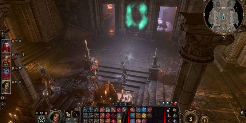 Решение головоломки с кнопкой Mausoleum Thorm в Baldur's Gate 3 (BG3)