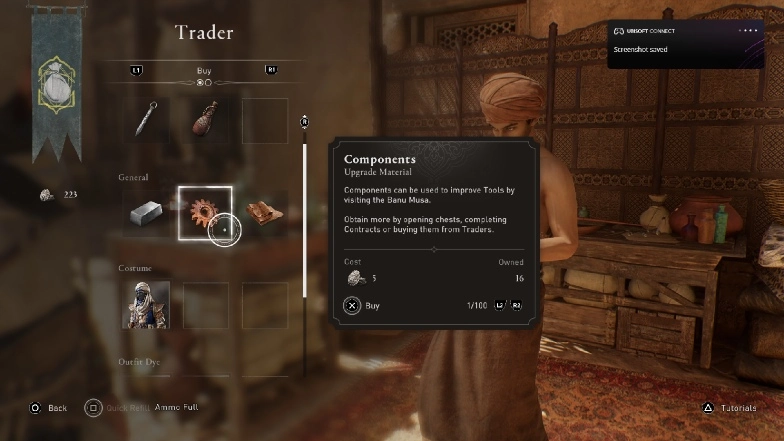 Как получить материалы для крафта в Assassin’s Creed Mirage