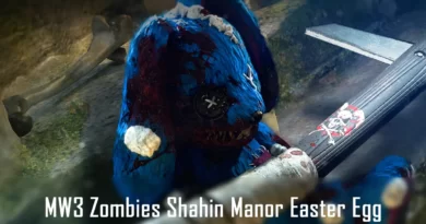 Пасхальное яйцо Modern Warfare 3 Zombies Shahin Manor