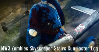 Modern Warfare 3 Зомби по лестнице небоскреба бегут по пасхальному яйцу