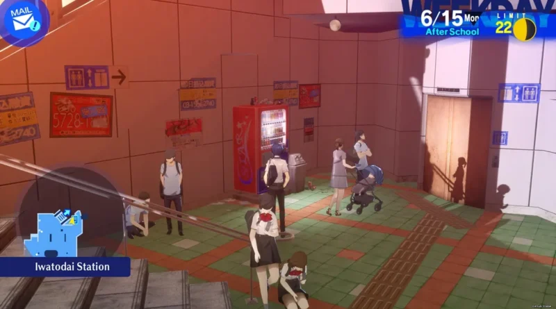 Все торговые автоматы в Persona 3 Reload