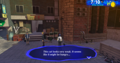 Как накормить голодного кота в Persona 3 Reload