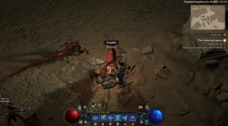 Как работают костры в Diablo 4